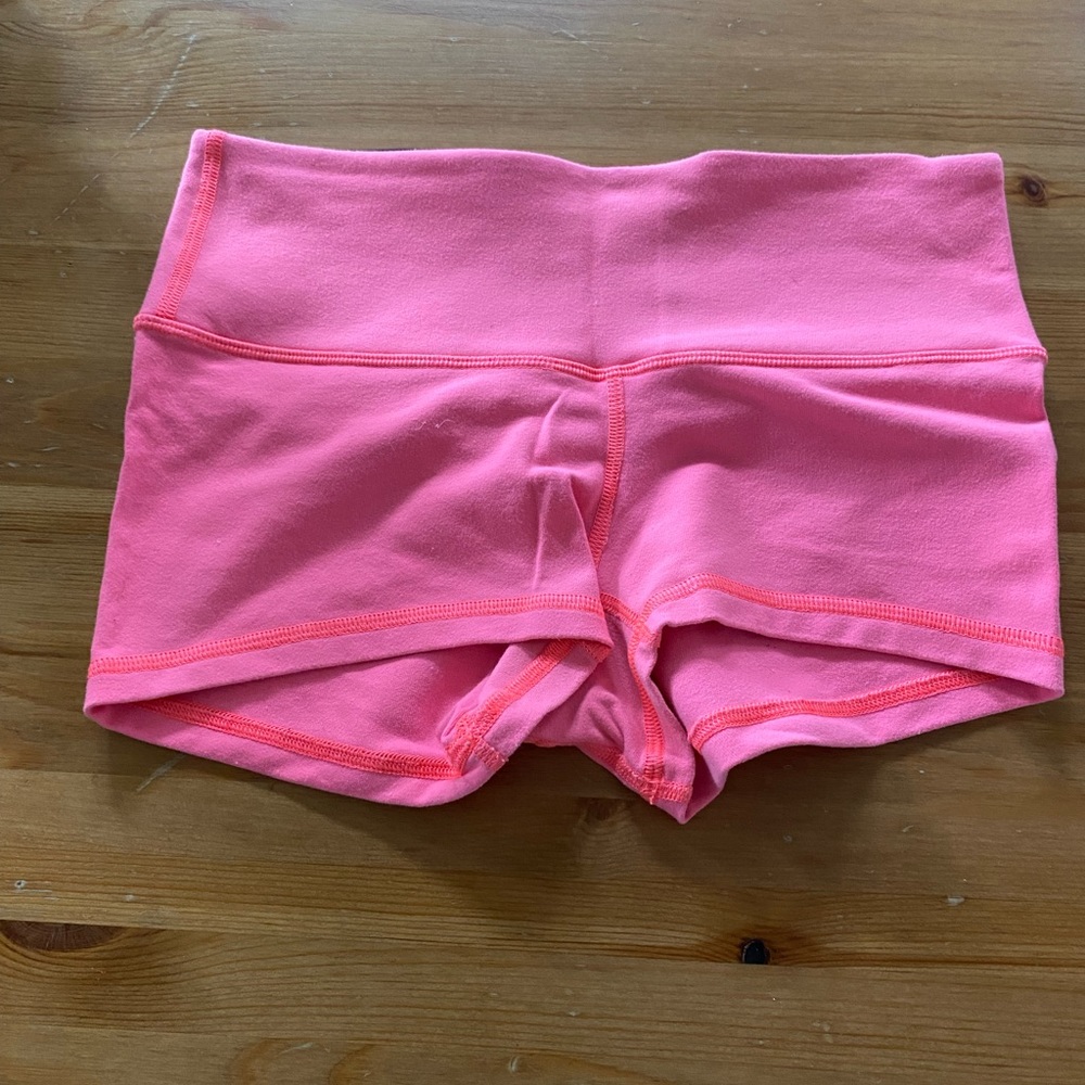 Lululemon athletics wunder spandex shorts
